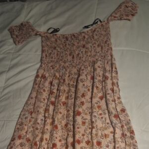 Forever 21 Floral Dress in Pink and Orange